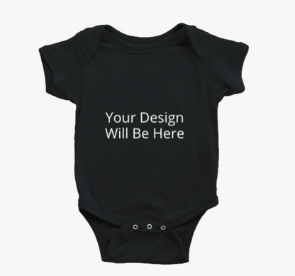 Custom Pet Line Art Baby Bodysuit