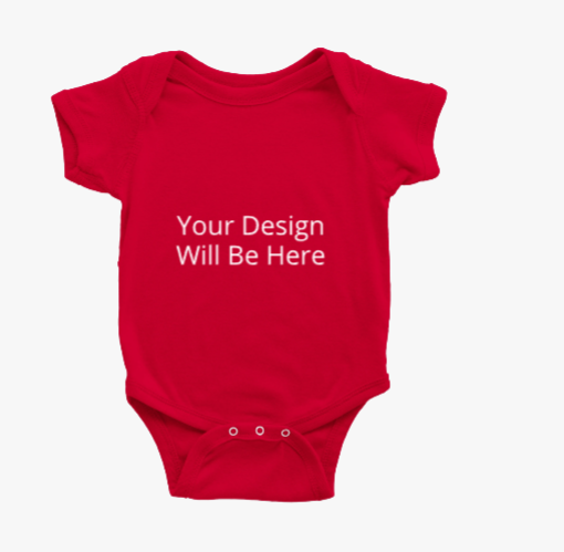 Custom Pet Line Art Baby Bodysuit